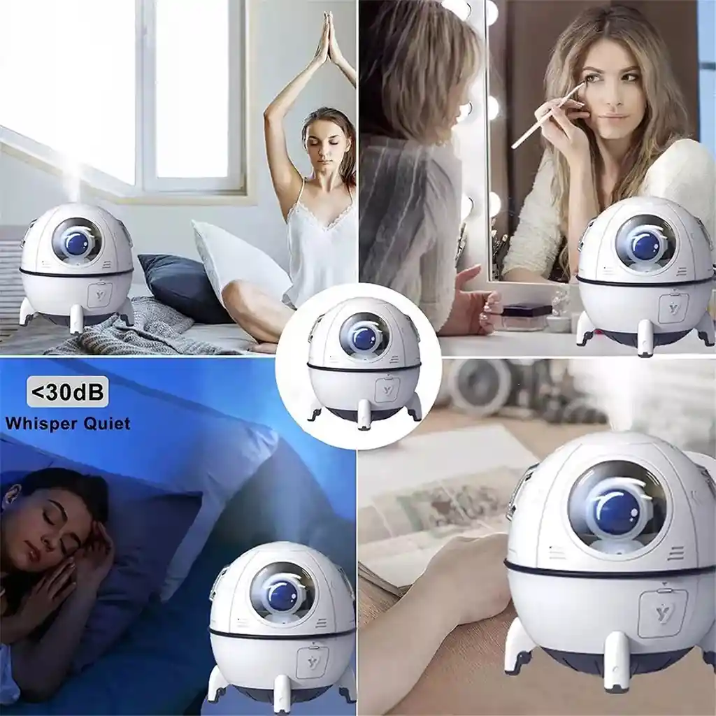 Humidificador Mini Space Capsule, 220 Ml Usb
