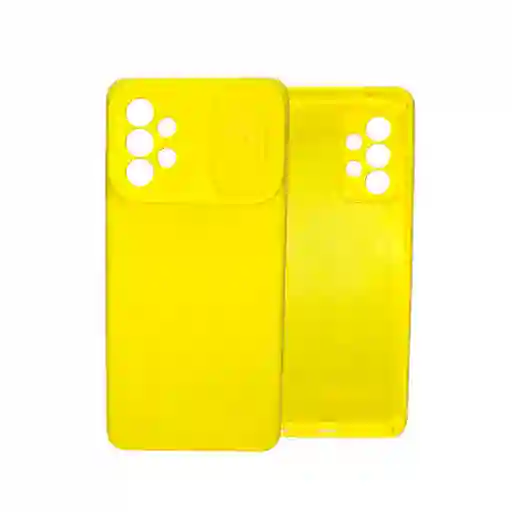 Silicone Case Para Samsung A72 Con Protector De Cámara