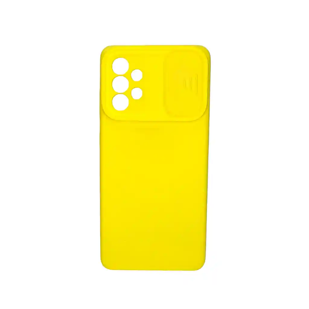 Silicone Case Para Samsung A72 Con Protector De Cámara