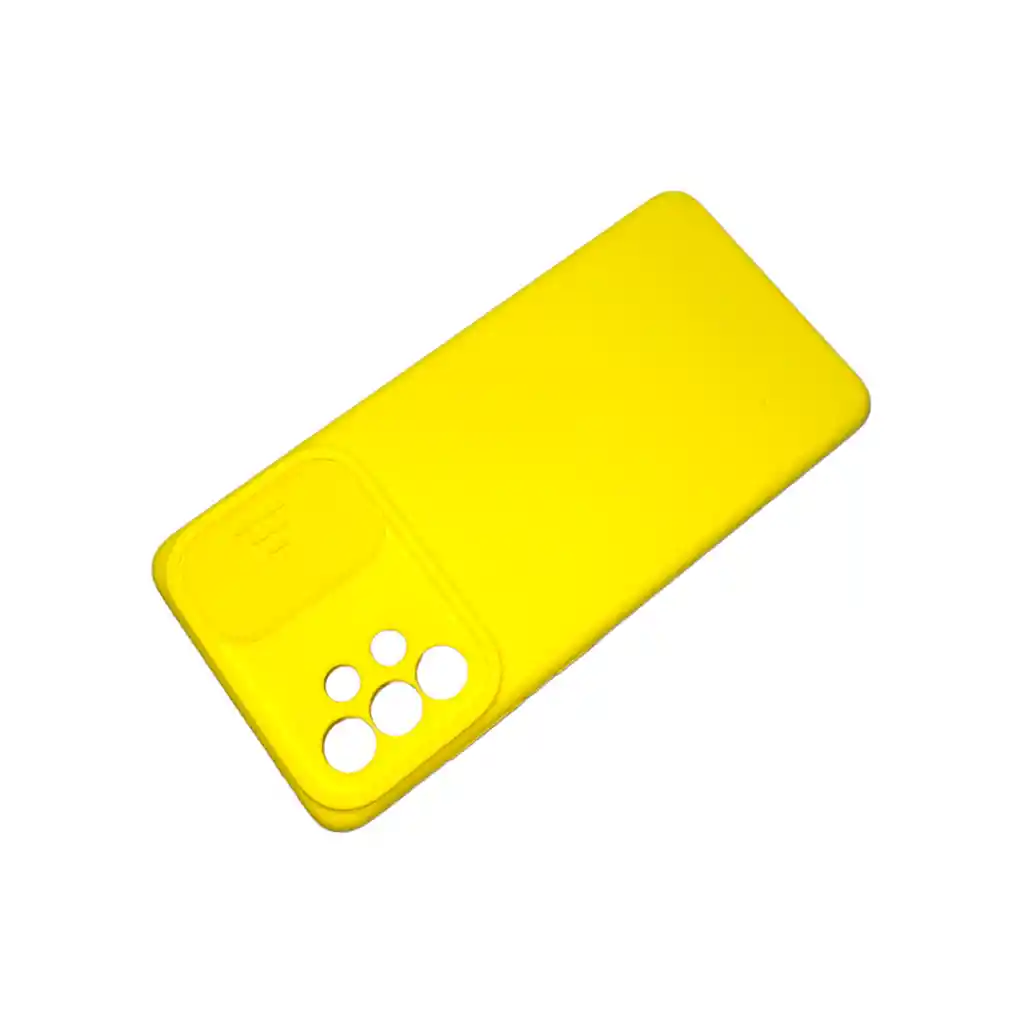 Silicone Case Para Samsung A72 Con Protector De Cámara