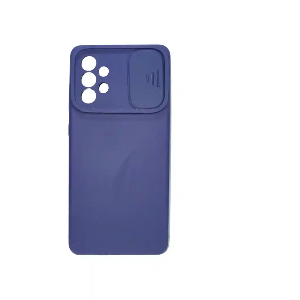 Silicone Case Para Samsung A72 Con Protector De Cámara