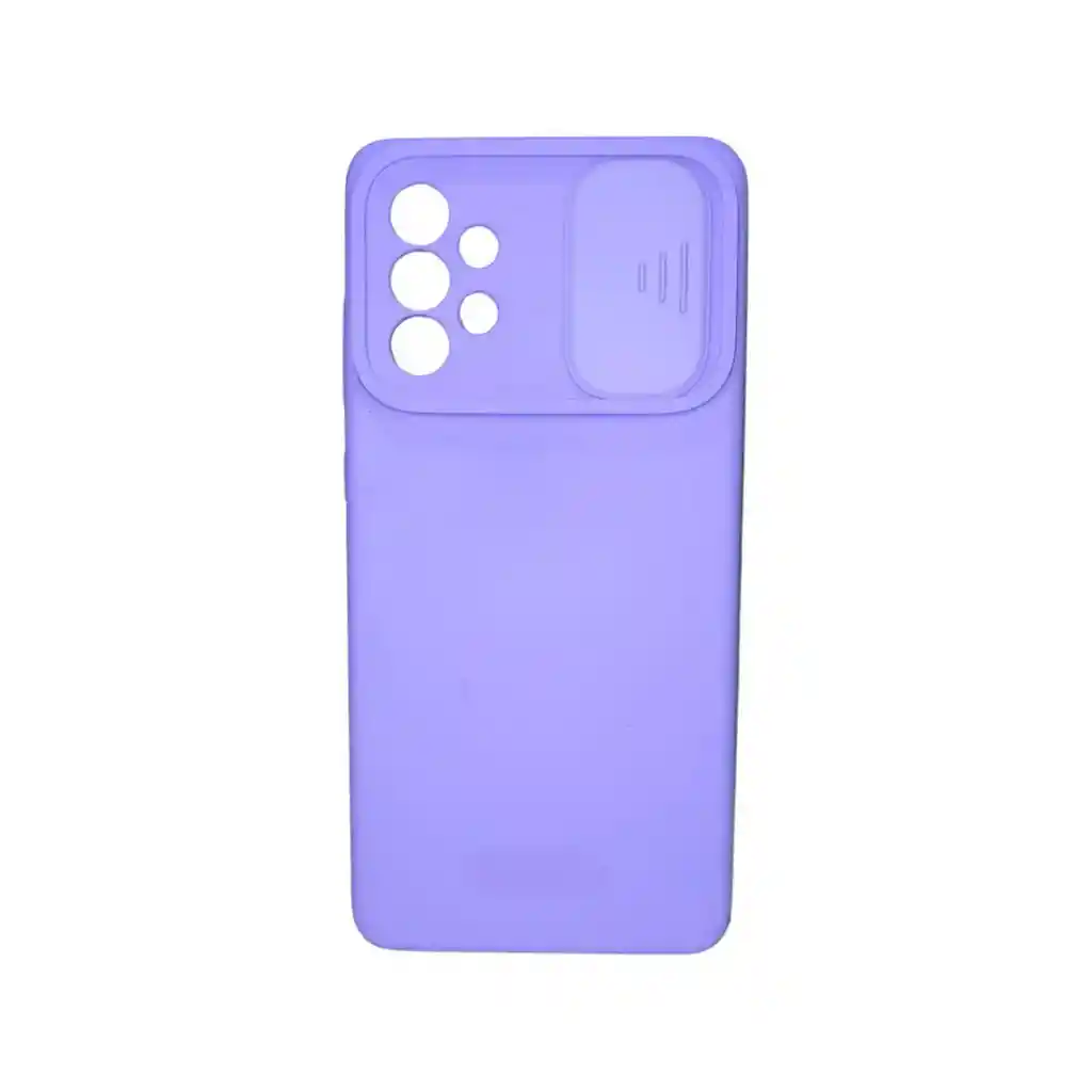 Silicone Case Para Samsung A72 Con Protector De Cámara