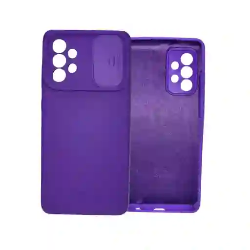 Silicone Case Para Samsung A72 Con Protector De Cámara