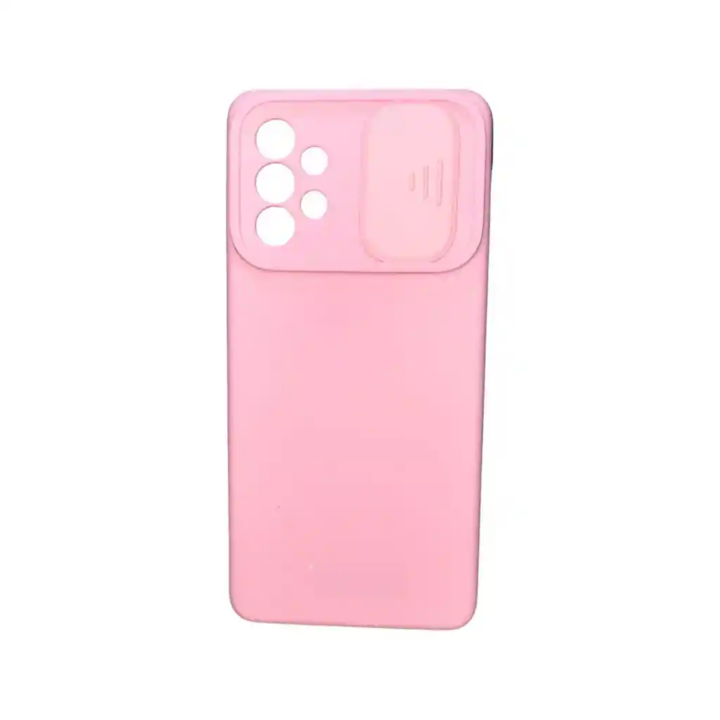 Silicone Case Para Samsung A72 Con Protector De Cámara