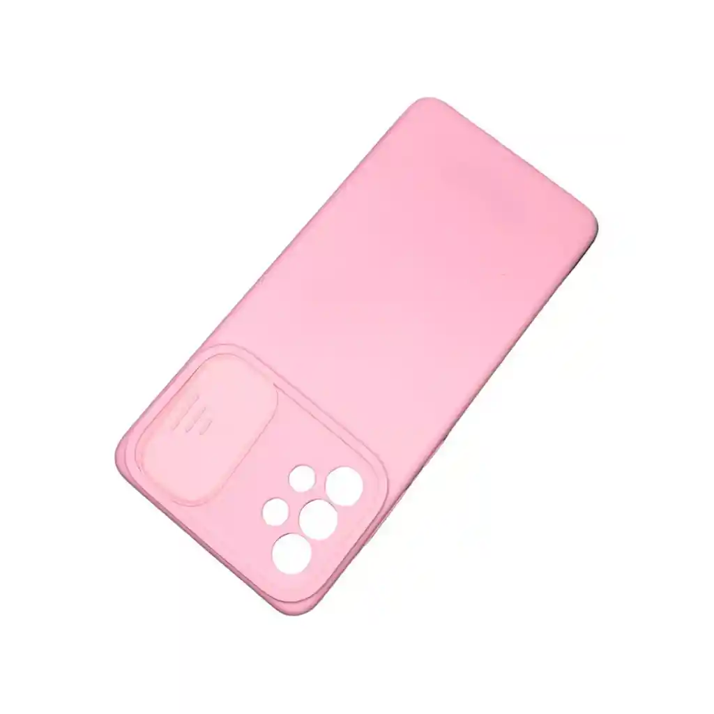 Silicone Case Para Samsung A72 Con Protector De Cámara