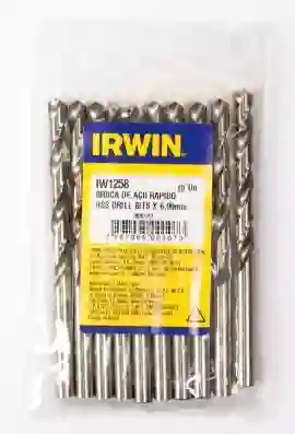 Broca De Acero Hss 6mm Irwin