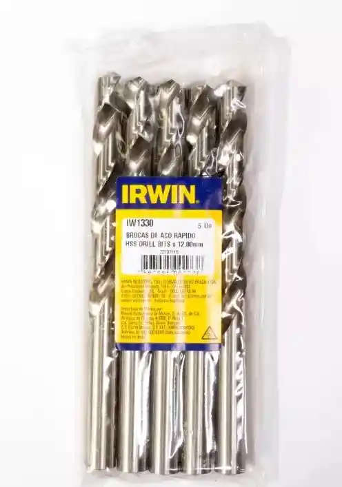 Broca Acero Rapido Hss 12mm Irwin