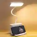 Lámpara De Escritorio Led Con Porta Lápices Recargable