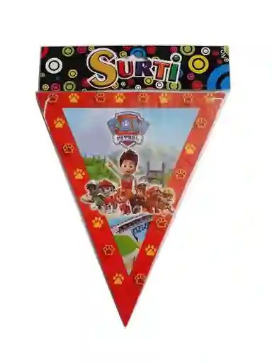 Banderines Niño Paw Patrol 22 X 17 C/banderin