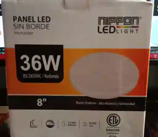 Panel Led Sin Borde Incrustar 36w