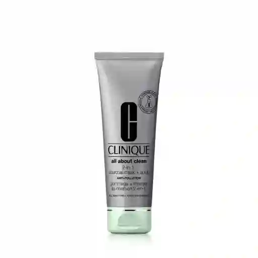 Exfoliante Clinique All About Clean™ 2-in-1 Charcoal Mask + Scrub 100 Ml