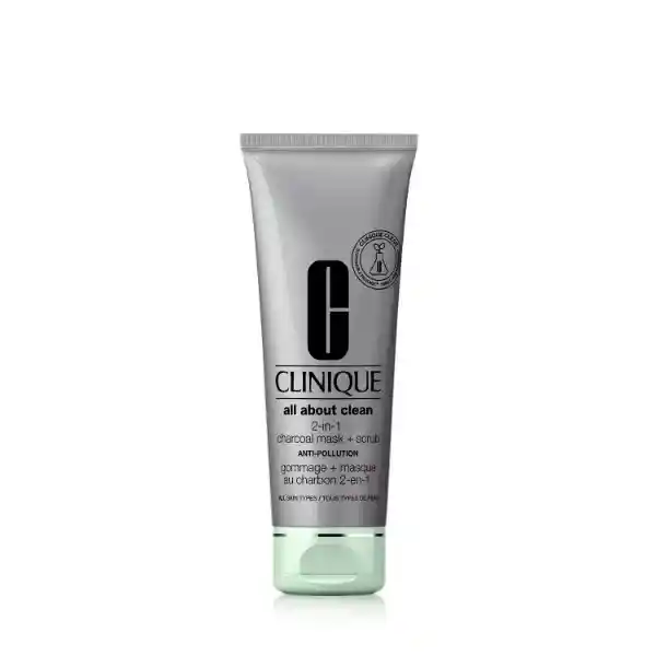 Exfoliante Clinique All About Clean™ 2-in-1 Charcoal Mask + Scrub 100 Ml