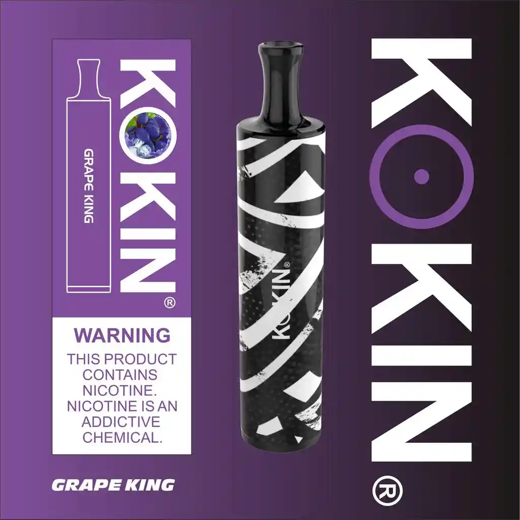 Kokin Vape1000 Puf - 5% - Grape King