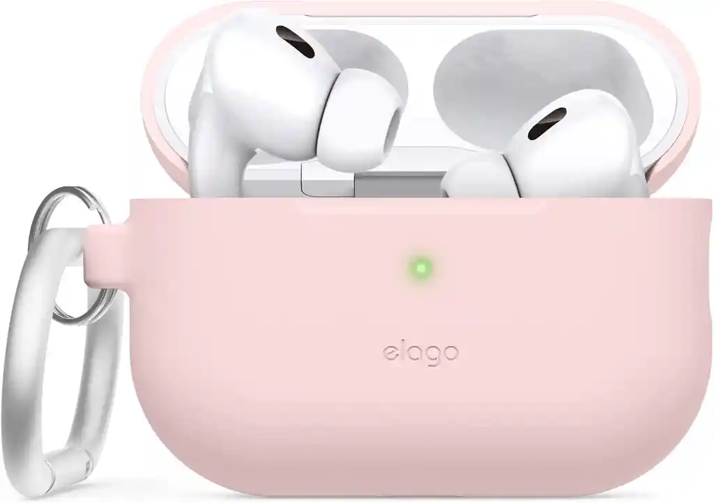 Elago Estuche Para Airpods Pro 2 Con Arnés Silicona En Rosado