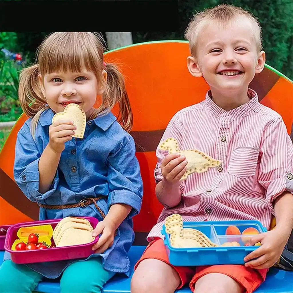 Juego De Cortador Sellador Sándwiches 4 Piezas Para Lonche