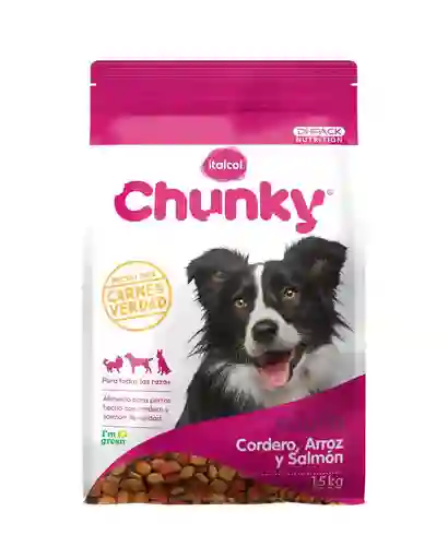 Chunky Perro Adulto Cordero Arroz Y Salmón A Granel