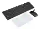 Combo Inalámbrico Tipo Mac K06 Negro / Combo Teclado Y Mouse Inalambrico