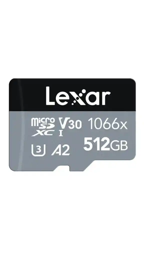 Memoria Micro Sd Professional 1066x 512gb Microsdxc™ Uhs-i Serie Silver (hasta 160 Mb/s De Lectura Y Hasta 120 Mb/s De Escritura) - Lexar