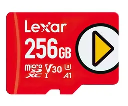 Cartao De Memoria Lexar Play, 256gb, Microsdxc Uhs-i