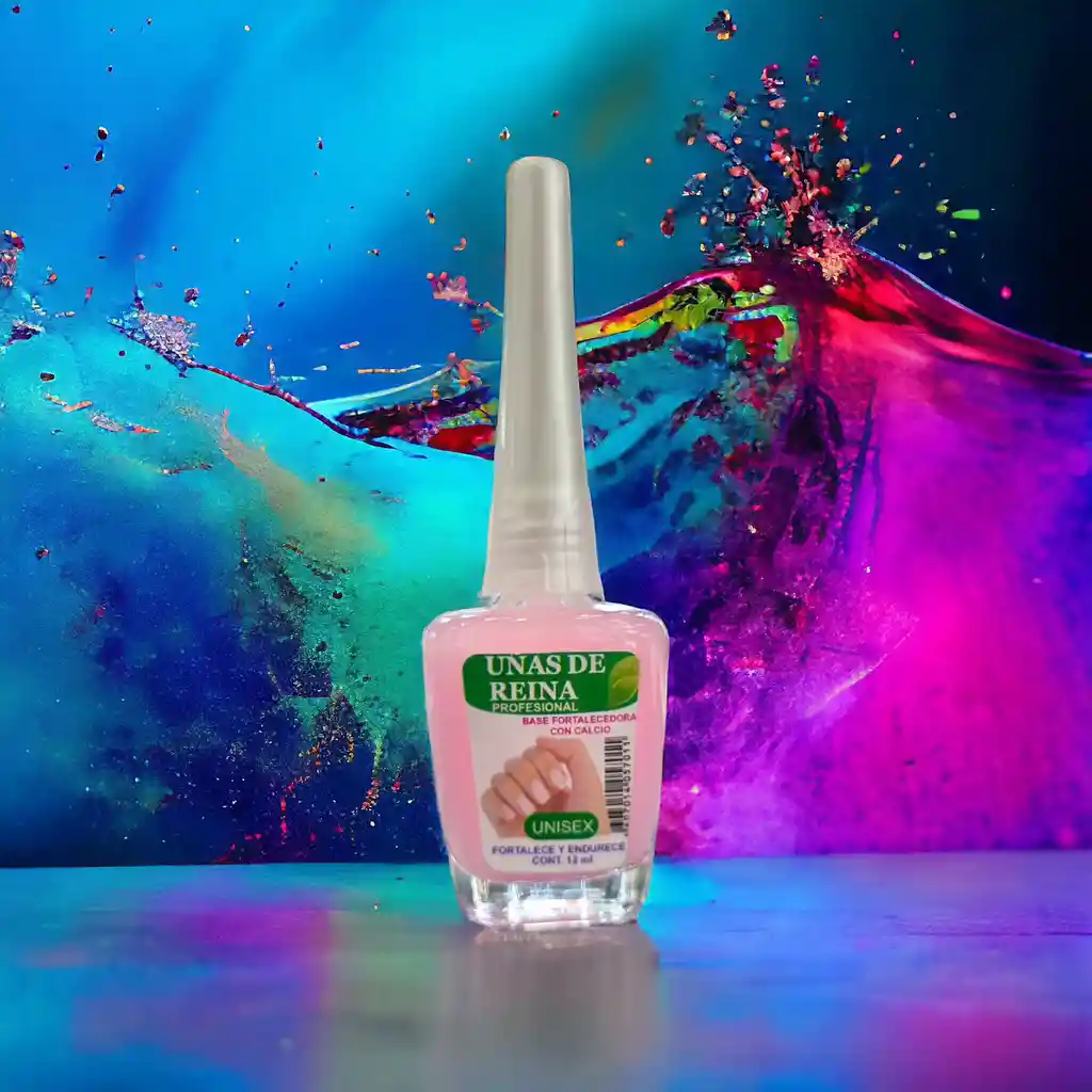 Base Endurecera Uñas De Reina Gotas De Acero