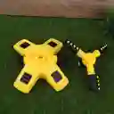 Rociador Aspersor Giratorio 360 Rotacion Automatica Para Jardin A