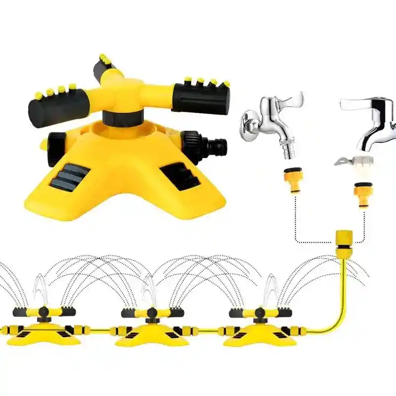 Rociador Aspersor Giratorio 360 Rotacion Automatica Para Jardin A