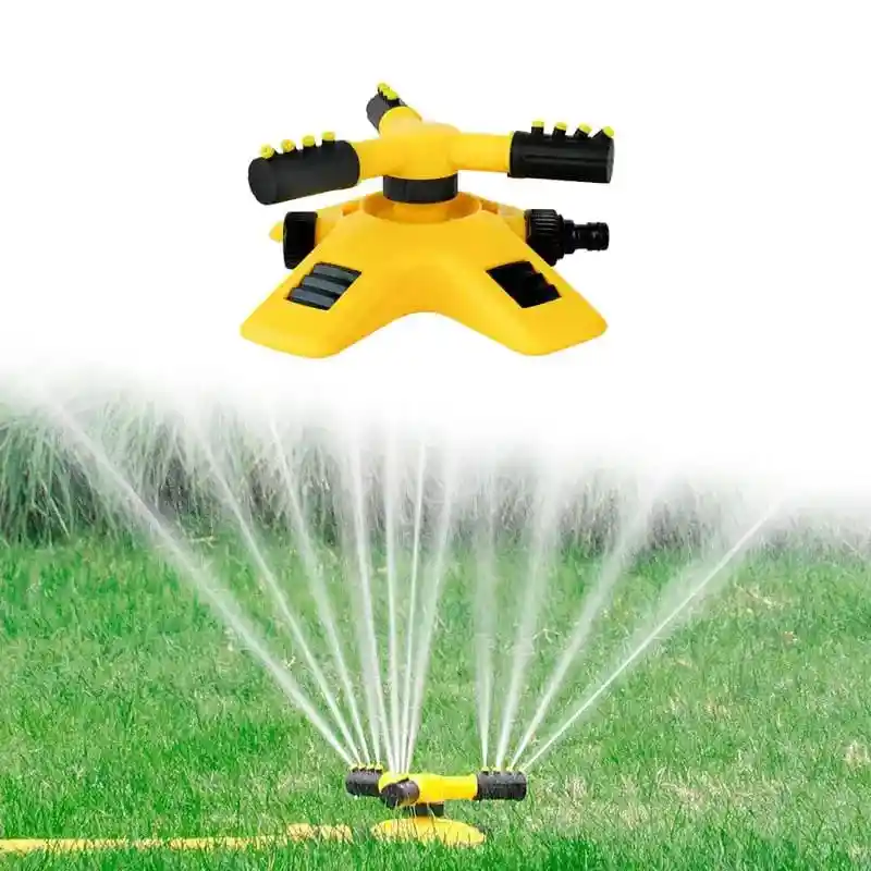Rociador Aspersor Giratorio 360 Rotacion Automatica Para Jardin A