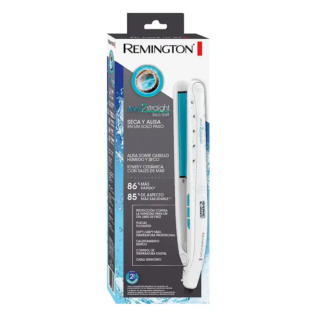 Plancha Alisadora Remington Original Wet2straight Sales De Mar / S7300