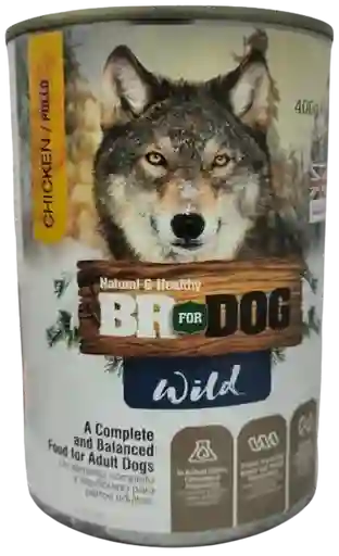 Br For Dog Wild Turkey Lata 400 Gr