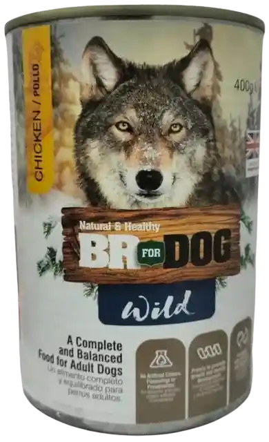 Br For Dog Wild Turkey Lata 400 Gr