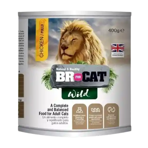 Br For Cat Wild Chicken Lata 400 Gr