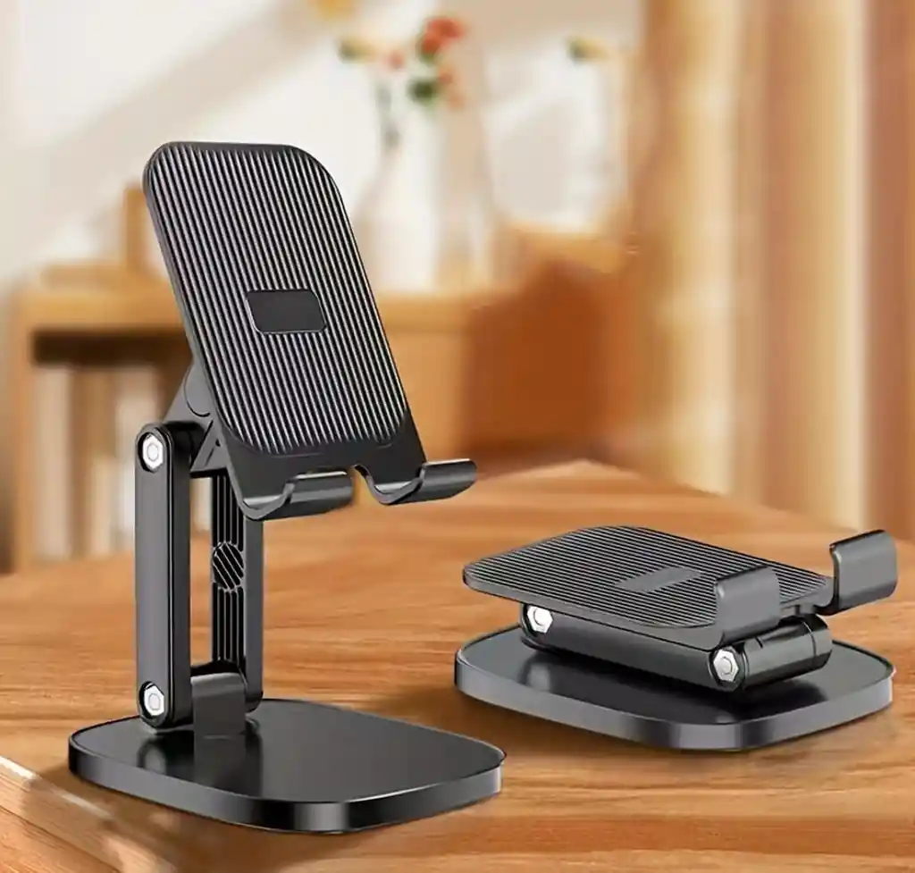 Soporte Para Celular, Tablets Metálico Rotación 360 Desktop Stand