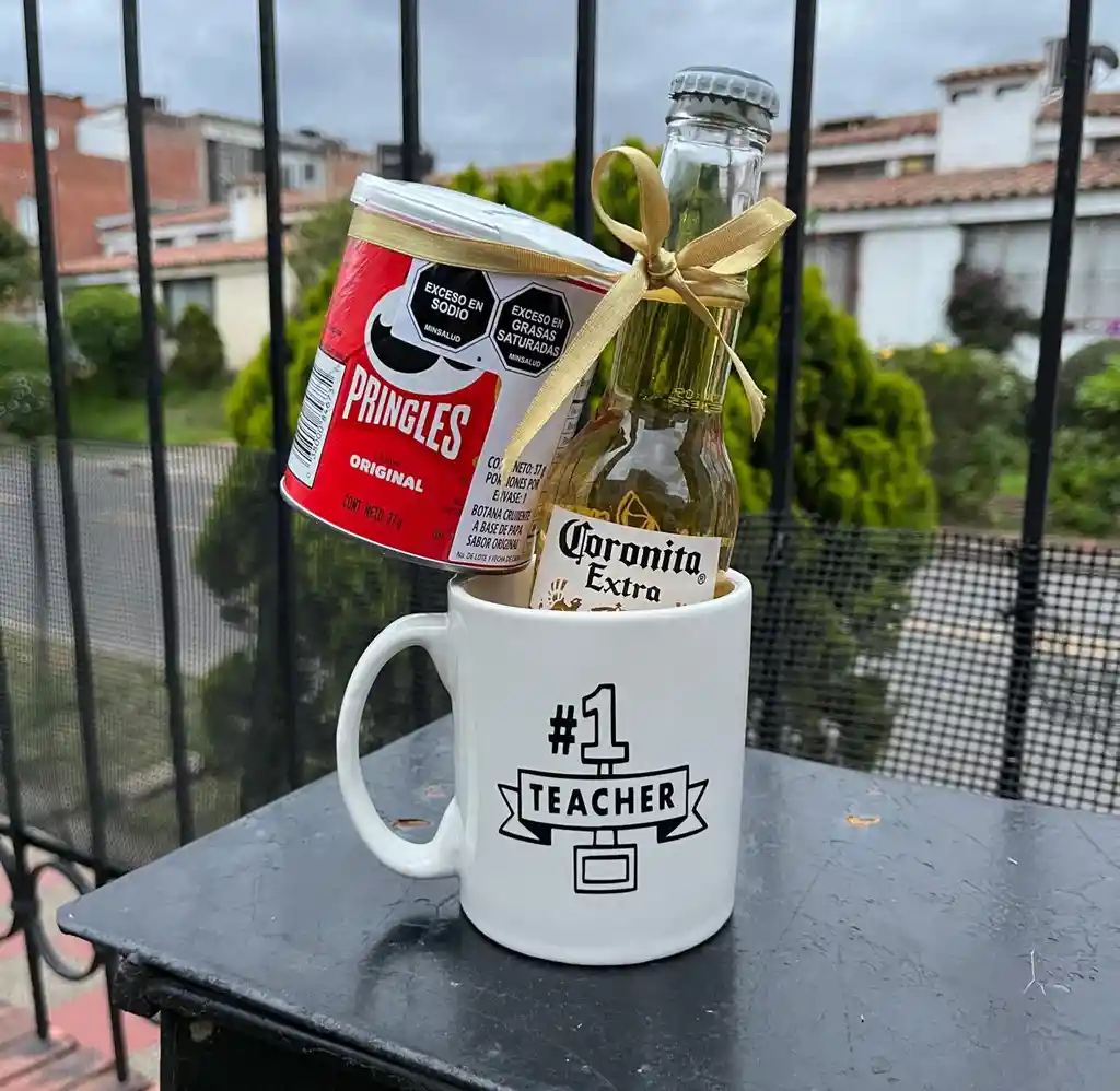 Mug Pocillo Con Cerveza Dia Del Maestro - Profesor