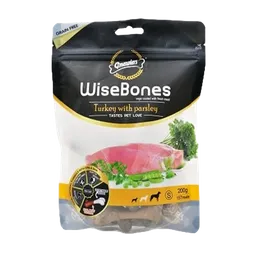 Snack Wisebones Pavo Y Perejil Dog 1 Und Lg 100gr