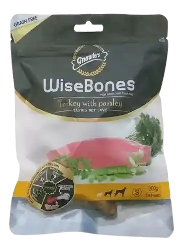 Snack Wisebones Pavo Y Perejil Dog 200gr Small