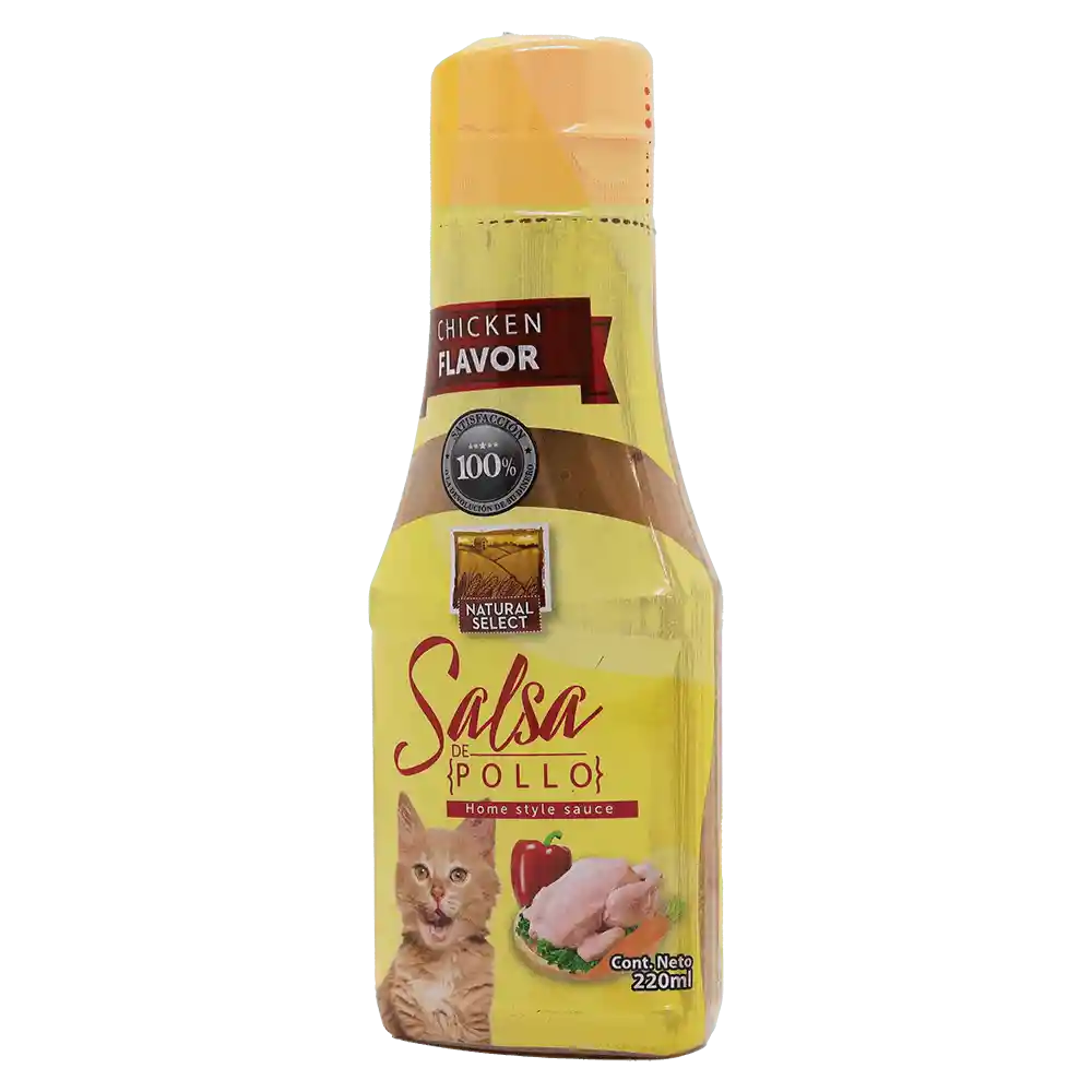 Natural Select - Salsa Natural Select Gatos Sabor A Pollo 220ml