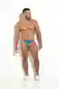 Talla L Luxe Sport Bikini Bañador Hombre Azul Petróleo Lycra Blokes