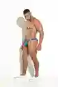 Talla L Luxe Sport Bikini Bañador Hombre Azul Petróleo Lycra Blokes