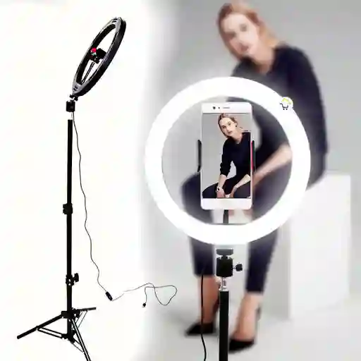 Aro De Luz De 36cm + Tripode