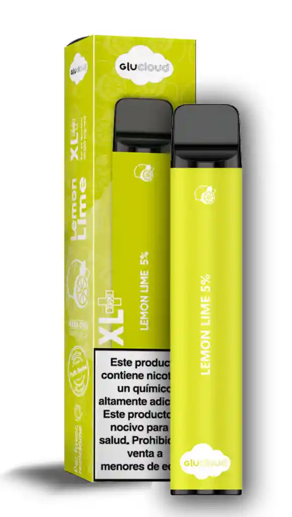 Vape Glucloud Xl Lemon Lime 2500 Puffs