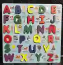 Rompecabezas Abecedario Madera Juego Didactico 30x30