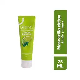 Dhems Mascarilla Facial Detox Limón y Menta
