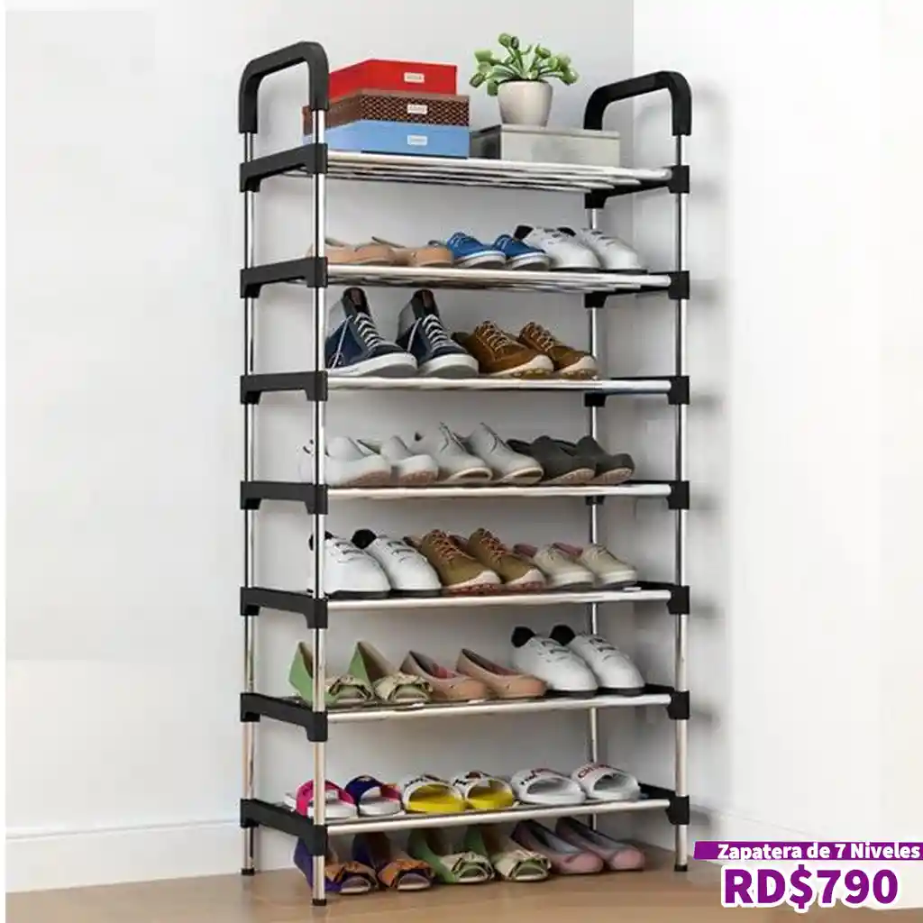 Organizador De Zapatos Practico Zapatero Portatil 7 Niveles