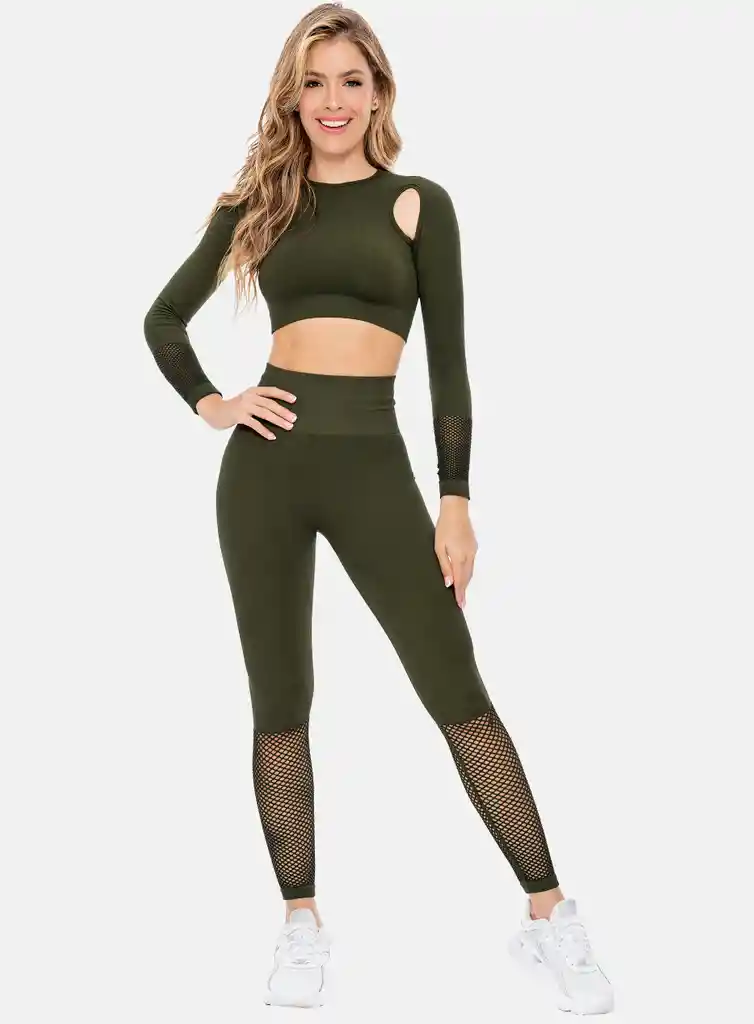 Leggins Deportivo Mujer Sin Costuras Talla Única