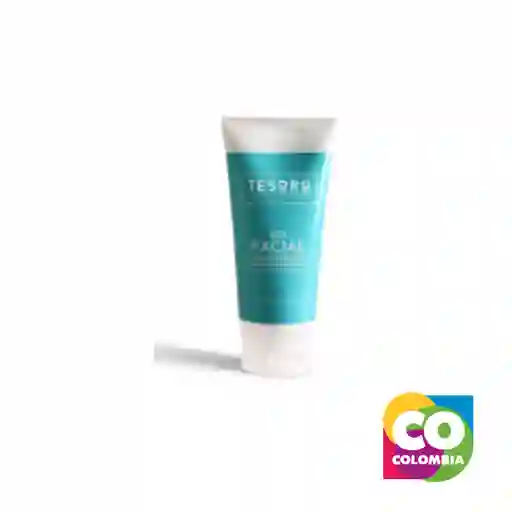 Gel Facial Limpiador Marca Tesoro Embalaje De 1 Unidad Por 120g