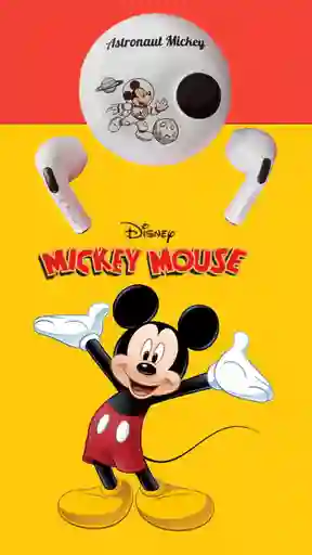 Audífonos Bluetooth Mickey Mouse Cancelación De Ruido, V5.3 Original