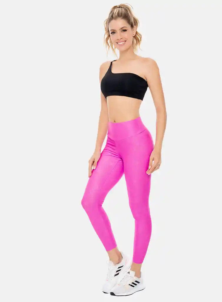 Leggins Deportivo Mujer Push Up Tela Jacquard Talla Única