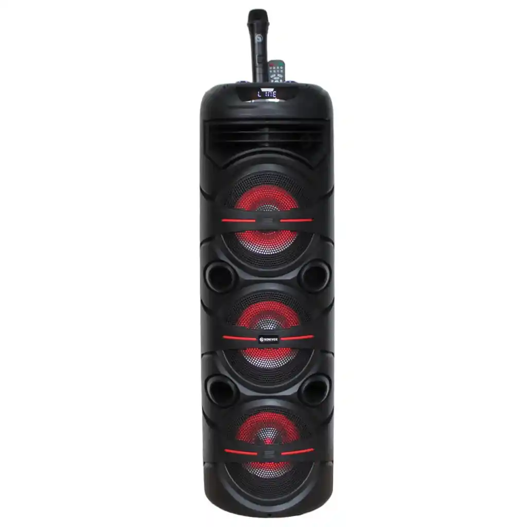 Torre Potente Con Luces Led Y Bluetooth