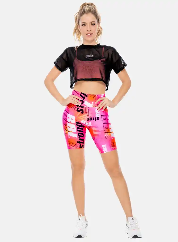 Biker Deportivo Mujer Sublimado Talla Única