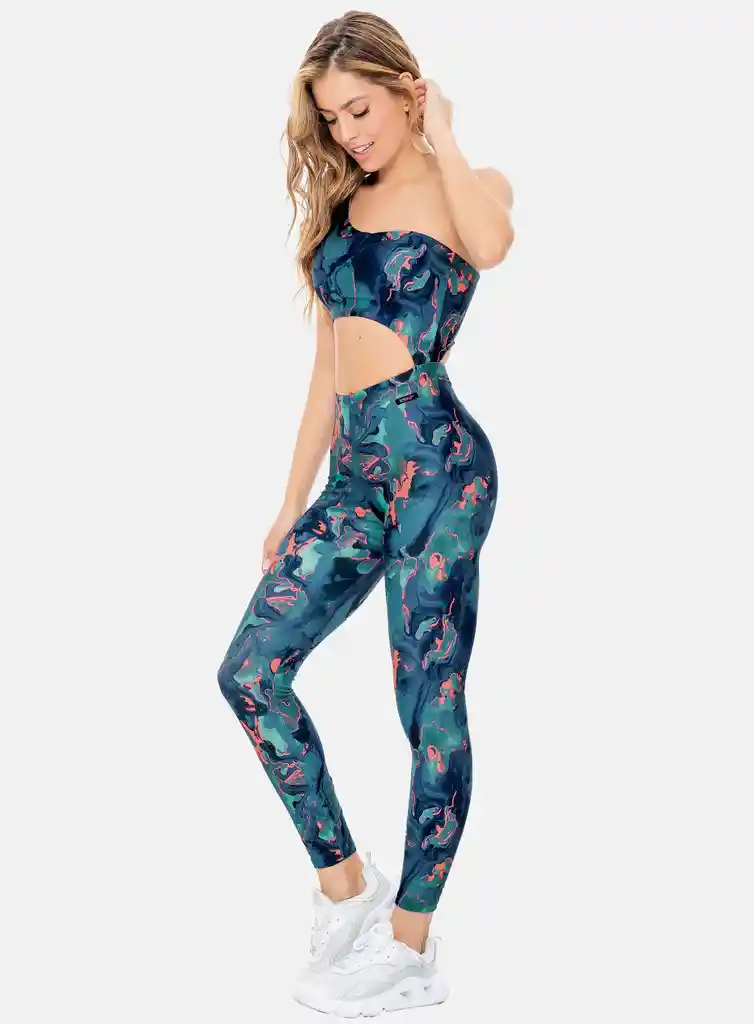 Enterizo Deportivo Mujer Sublimado Con Elástico Interno Talla Única